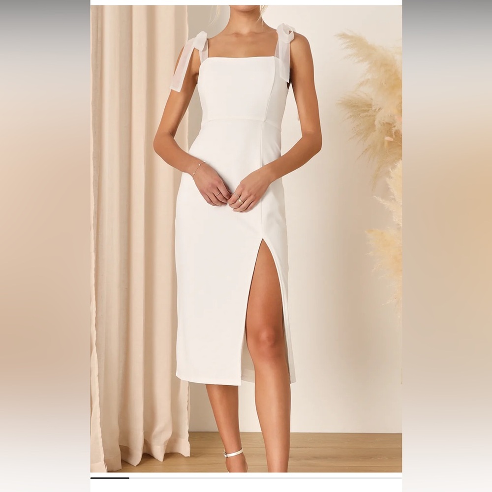 Lulu’s White Bridal Dress